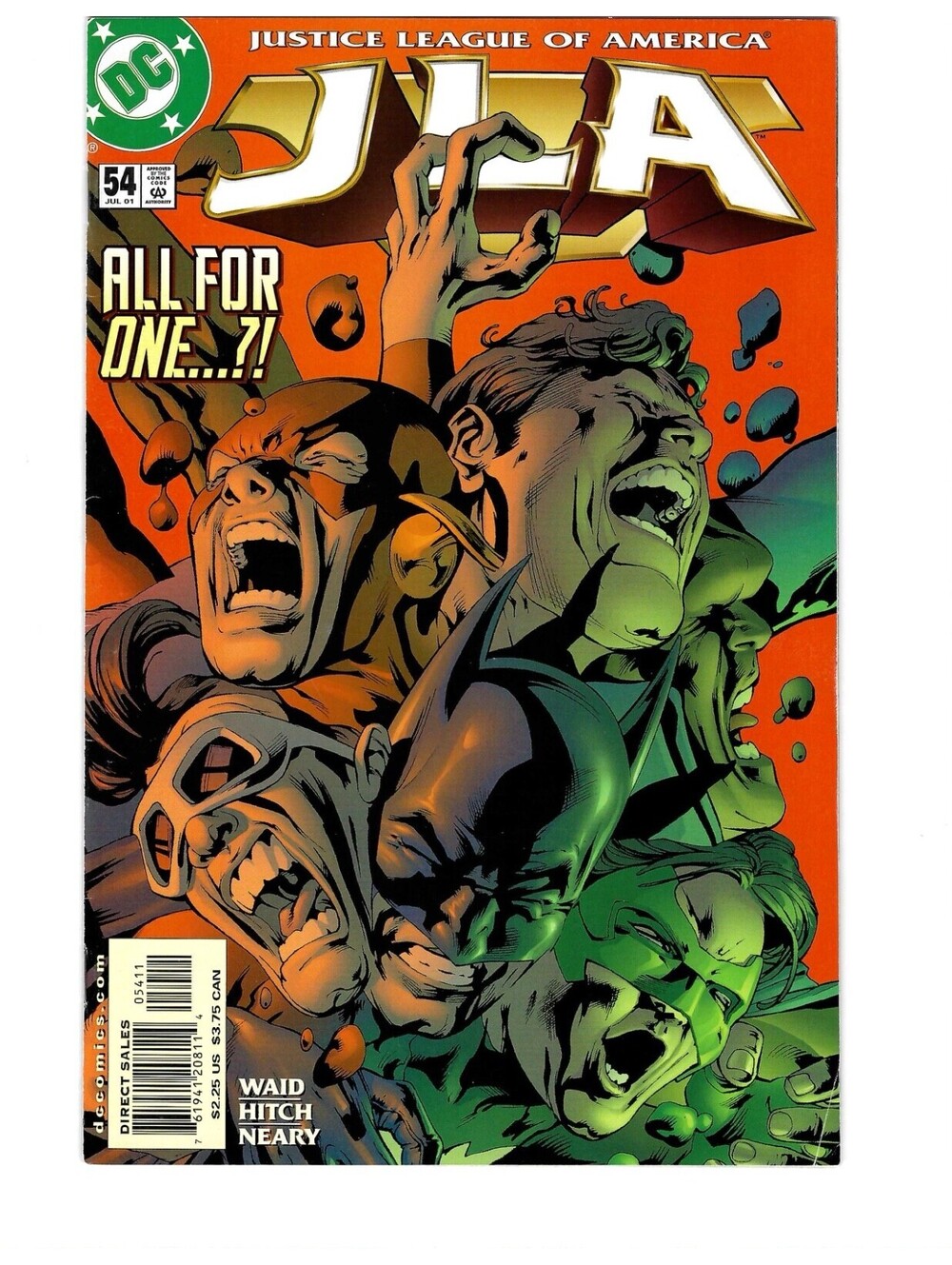 JLA #54 July 2001 DC Comics VG